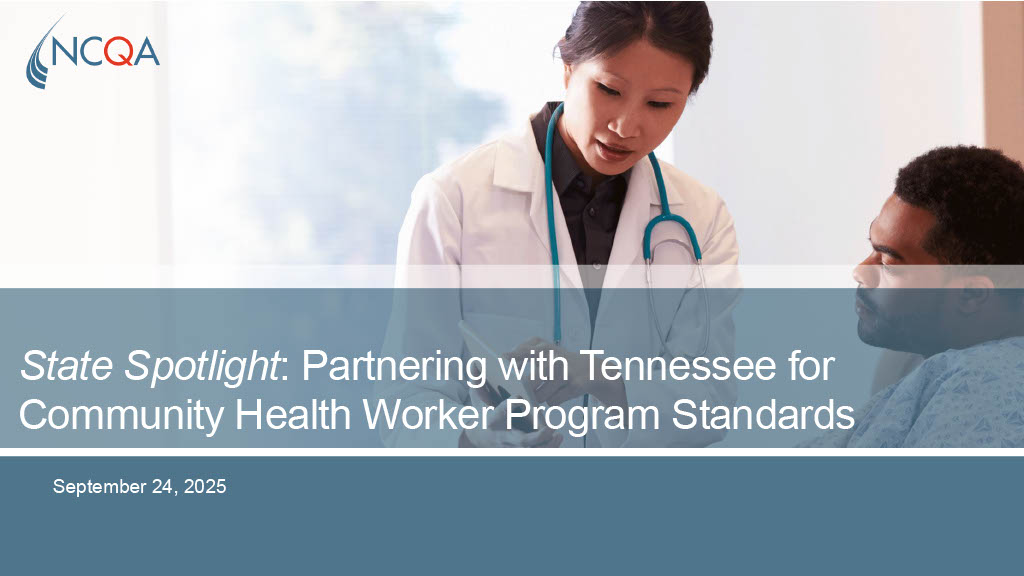 State Spotlight: Partnering with Tennessee for Community Health Worker ...